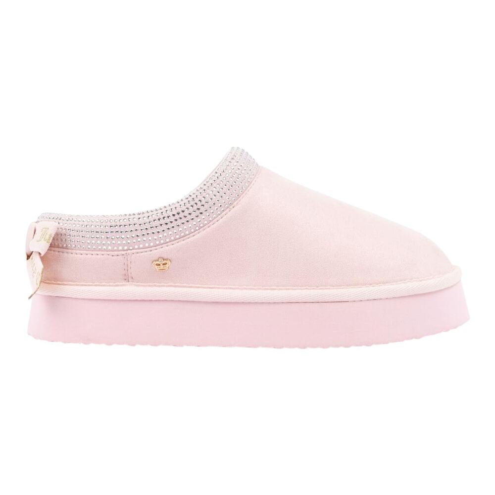 Juicy Couture Women's Olyana Embellished Closed Toe Clog Slippers Blush Size 9 - Picture 2 of 5
